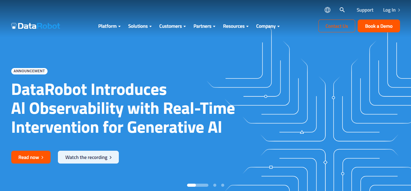 DataRobot - a no-code AI tool