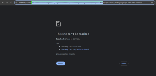 Azure Synapse/ Data Factory - Redirect URL Authorization Code