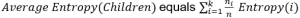 Gini Index and Entropy